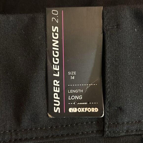 NEW OXFORD | supper leggings 2.0 reinforced leggings rider 14 long length black - Picture 4 of 5